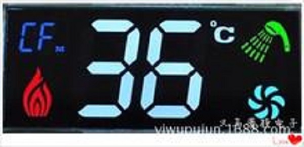 榮式電熱水器LCD液晶顯示屏